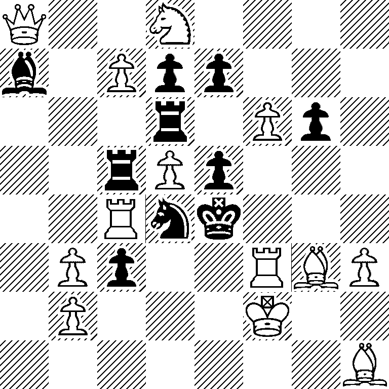 Q2N4/b1Ppp3/3r1Pp1/2rPp3/2Rnk3/1Pp2RBP/1P3K2/7B
