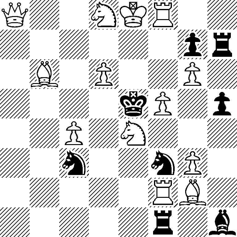 Q2NKR2/6pr/1B1P2P1/4kP1p/2P1N3/2n2nP1/5RB1/5r1b
