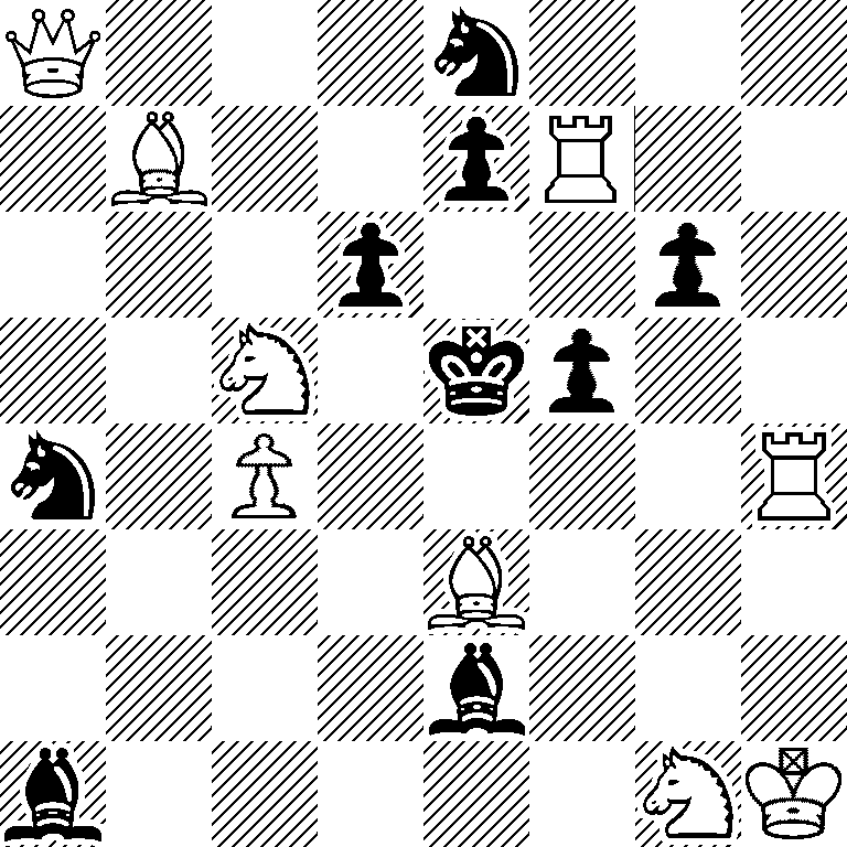 Q3n3/1B2pR2/3p2p1/2N1kp2/n1P4R/4B3/4b3/b5NK