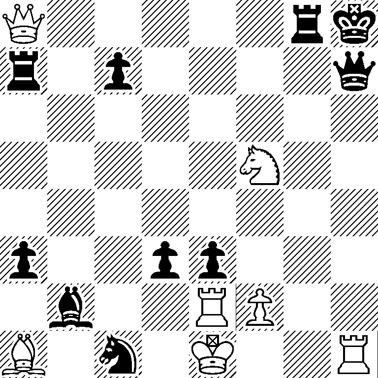 Q5rk/r1p4q/8/5N2/8/p2pp3/1b2RP2/B1n1K2R