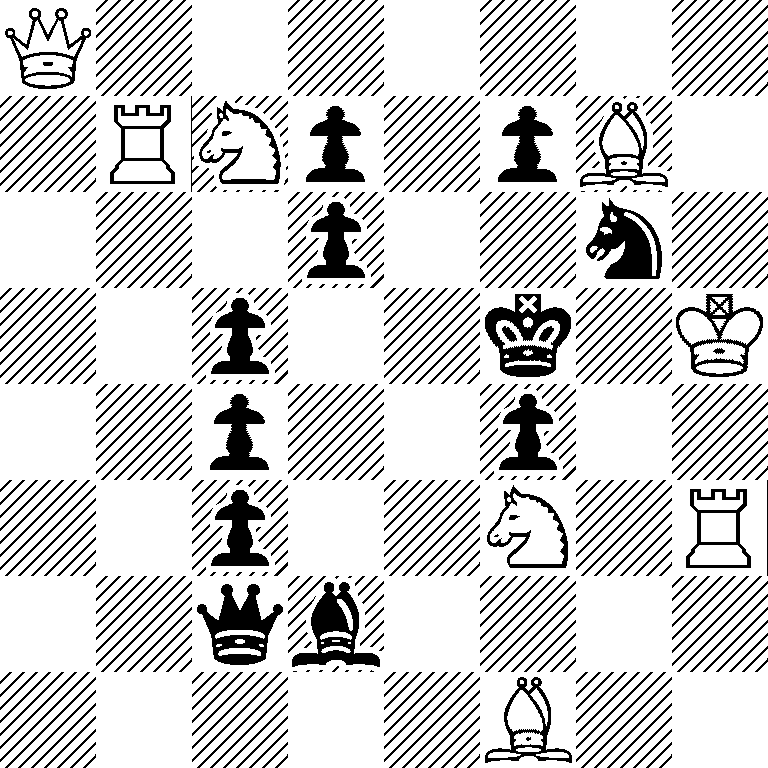Q7/1RNp1pB1/3p2n1/2p2k1K/2p2p2/2p2N1R/2qb4/5B2