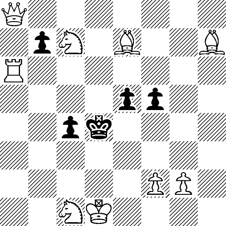 Q7/1pN1B2B/R7/4pp2/2pk4/8/5PP1/2NK4