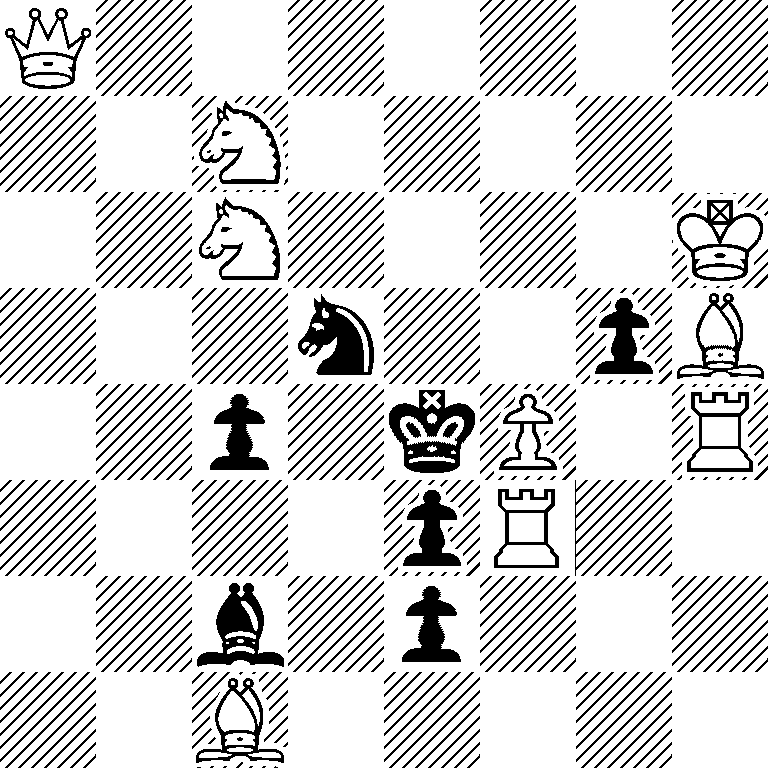 Q7/2N5/2N4K/3n2pB/2p1kP1R/4pR2/2b1p3/2B5