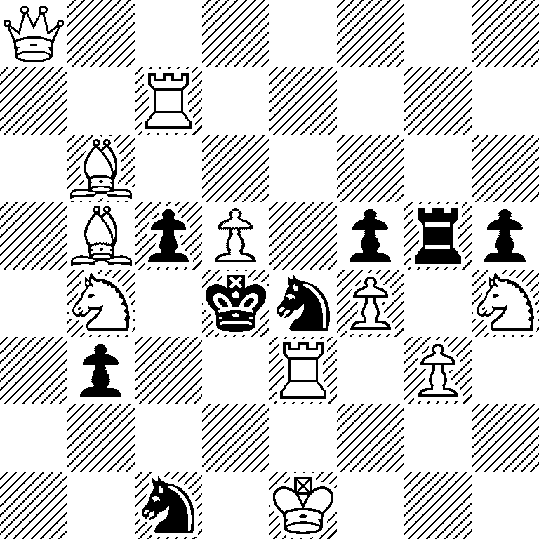 Q7/2R5/1B6/1BpP1prp/1N1knP1N/1p2R1P1/8/2n1K3