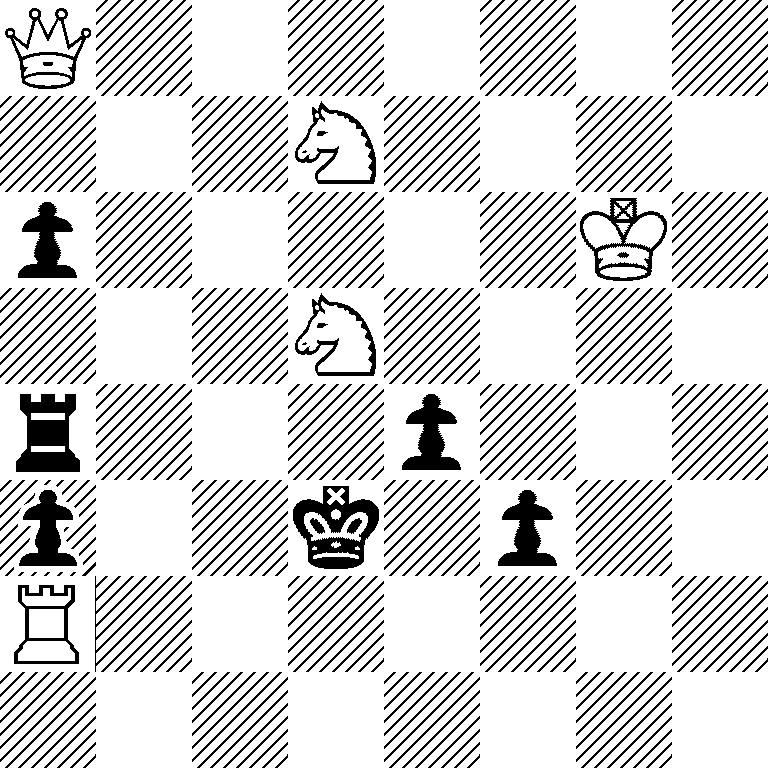 Q7/3N4/p5K1/3N4/r3p3/p2k1p2/R7/8