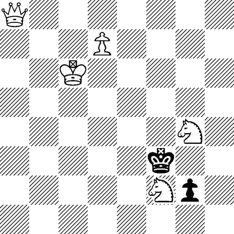 Q7/3P4/2K5/8/6N1/5k2/5Np1/8