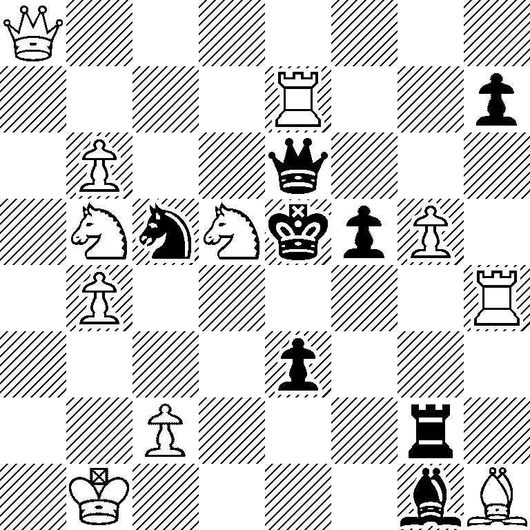 Q7/4R2p/1P2q3/1NnNkpP1/1P5R/4p3/2P3r1/1K4bB