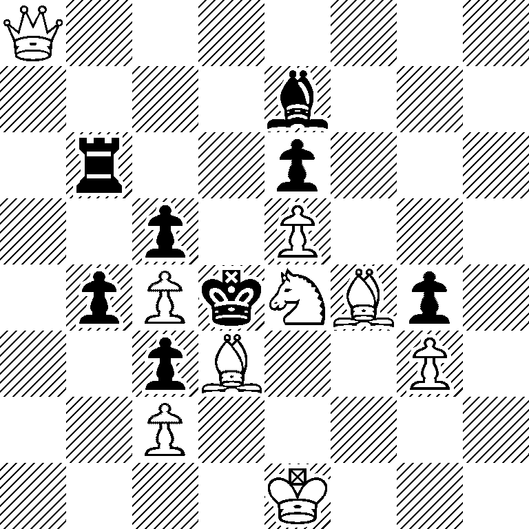 Q7/4b3/1r2p3/2p1P3/1pPkNBp1/2pB2P1/2P5/4K3