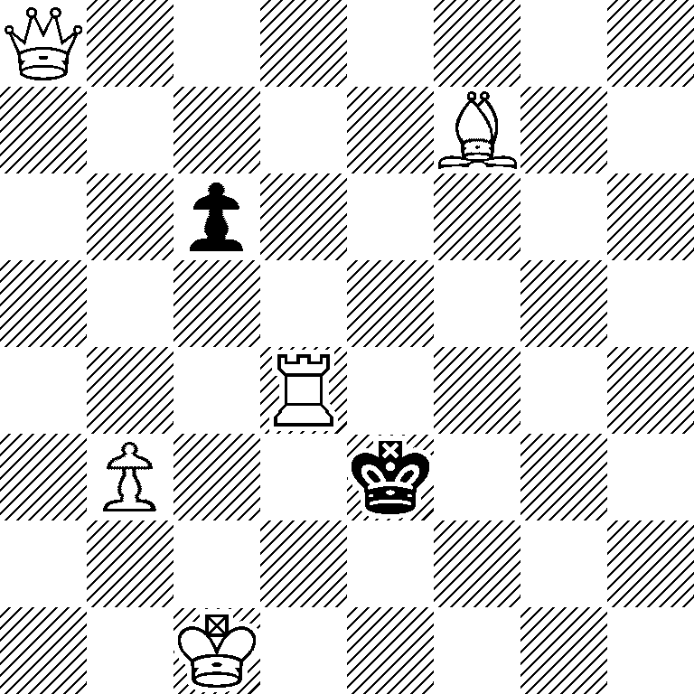 Q7/5B2/2p5/8/3R4/1P2k3/8/2K5