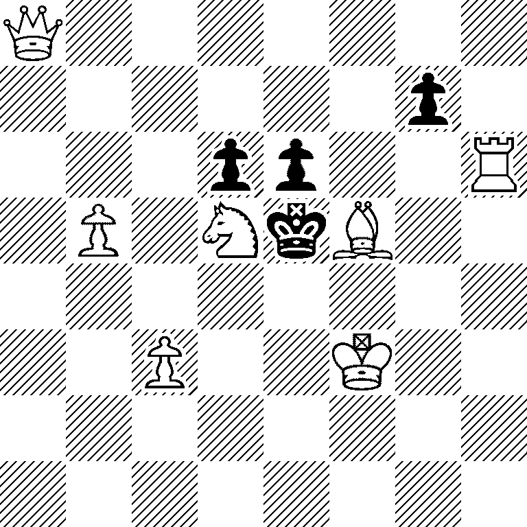 Q7/6p1/3pp2R/1P1NkB2/8/2P2K2/8/8