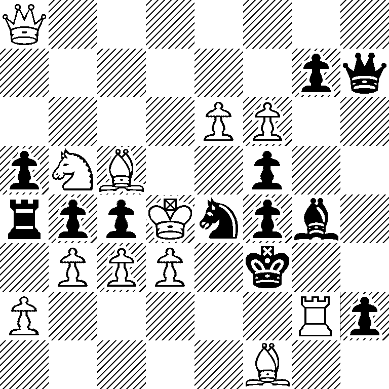 Q7/6pq/4PP2/pNB2p2/rppKnpb1/1PPP1k2/P5Rp/5B2