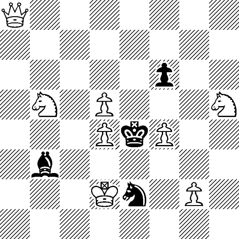 Q7/8/5p2/1N1P3N/3PkP2/1b6/3Kn1P1/8