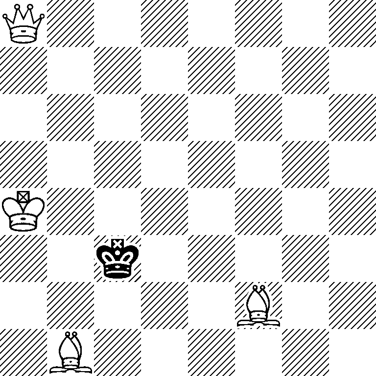 Q7/8/8/8/K7/2k5/5B2/1B6