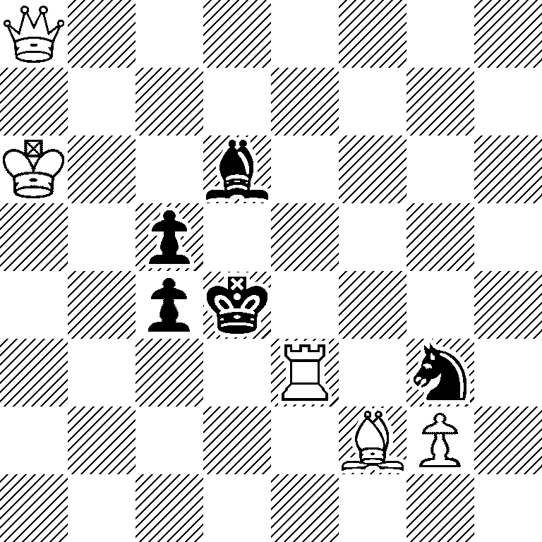 Q7/8/K2b4/2p5/2pk4/4R1n1/5BP1/8