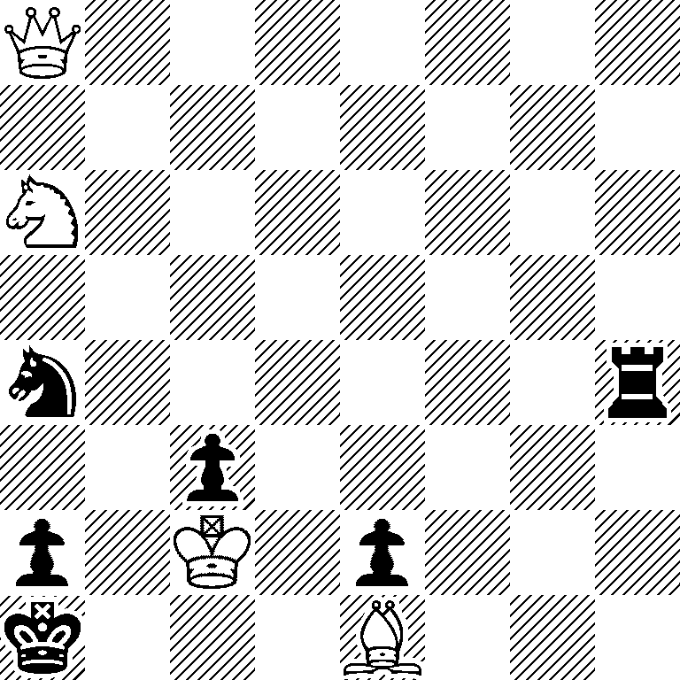 Q7/8/N7/8/n6r/2p5/p1K1p3/k3B3