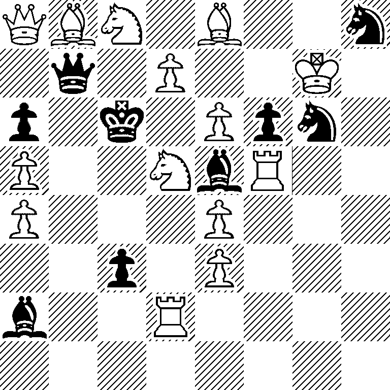 QBN1B2n/1q1P2K1/p1k1Ppn1/P2NbR2/P3P3/2p1P3/b2R4/8