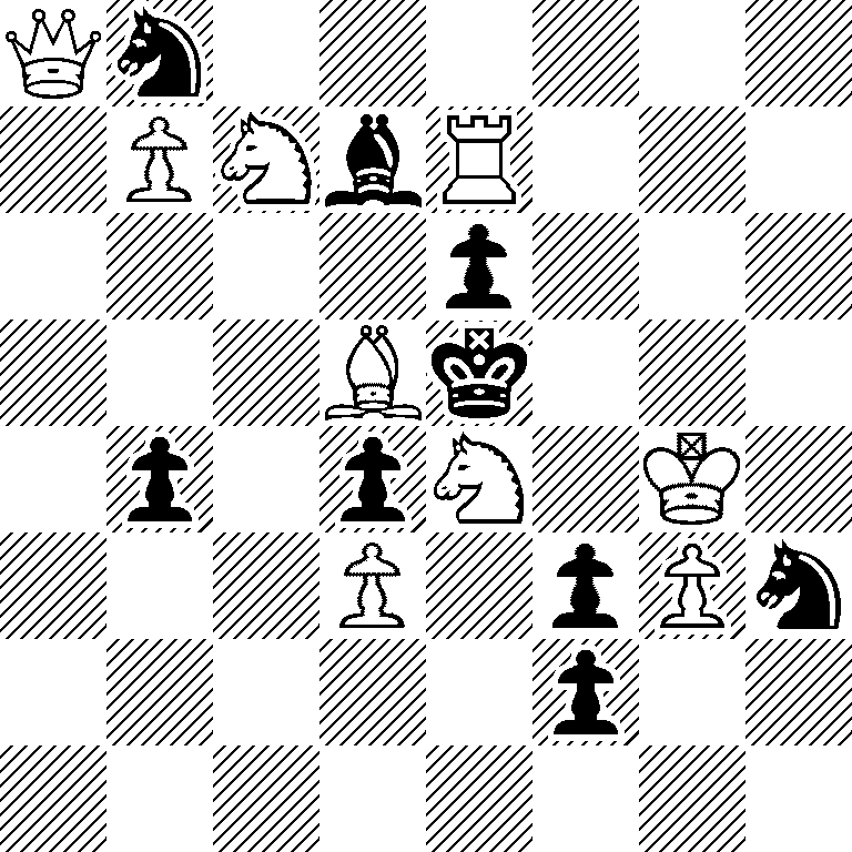 Qn6/1PNbR3/4p3/3Bk3/1p1pN1K1/3P1pPn/5p2/8