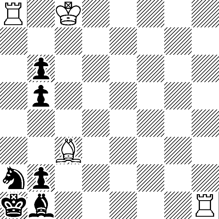 R1K5/8/1p6/1p6/8/2B5/np6/kb5R