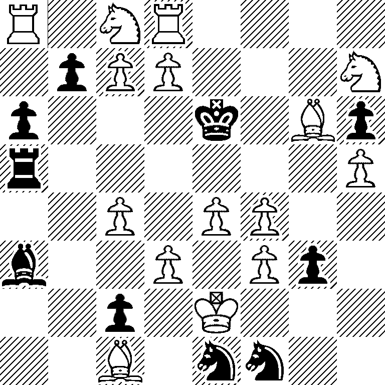 R1NR4/1pPP3N/p3k1Bp/r6P/2P1PP2/b2P1Pp1/2p1K3/2B1nn2