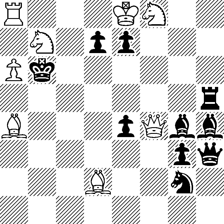 R3KN2/1N1pp3/Pk6/7r/B3pQbb/6pq/3B2n1/8