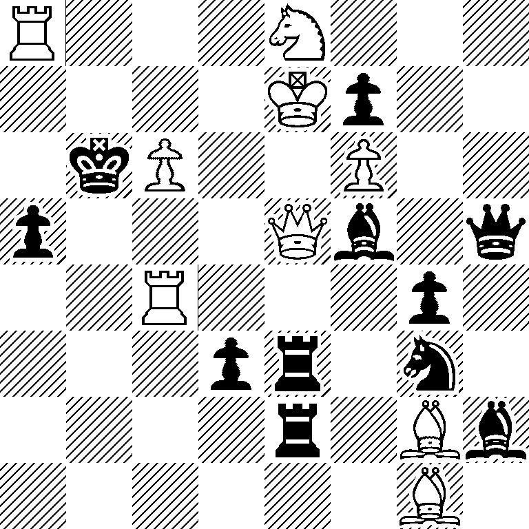 R3N3/4Kp2/1kP2P2/p3Qb1q/2R3p1/3pr1n1/4r1Bb/6B1