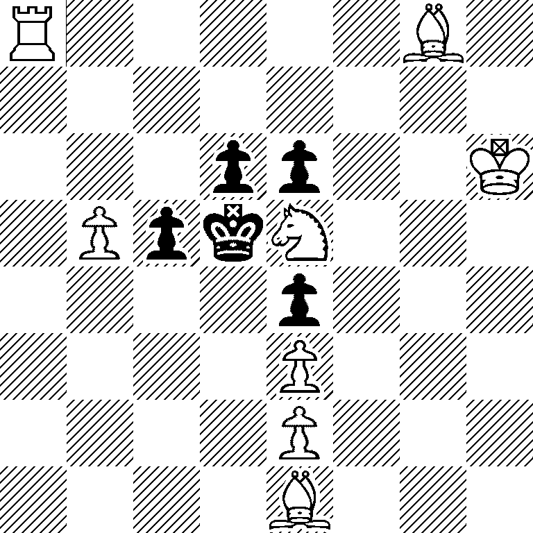 R5B1/8/3pp2K/1PpkN3/4p3/4P3/4P3/4B3