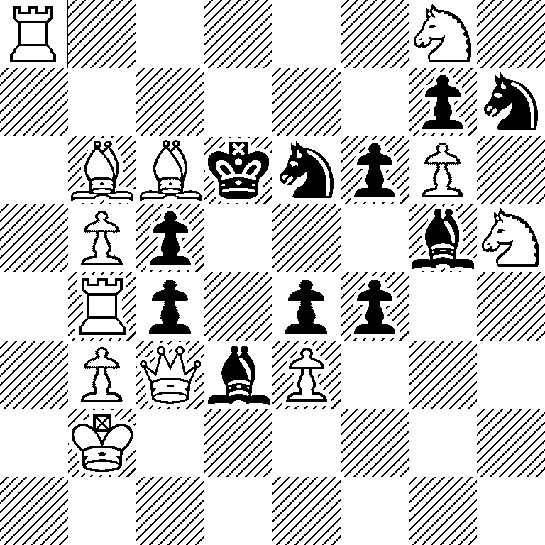 R5N1/6pn/1BBknpP1/1Pp3bN/1Rp1pp2/1PQbP3/1K6/8