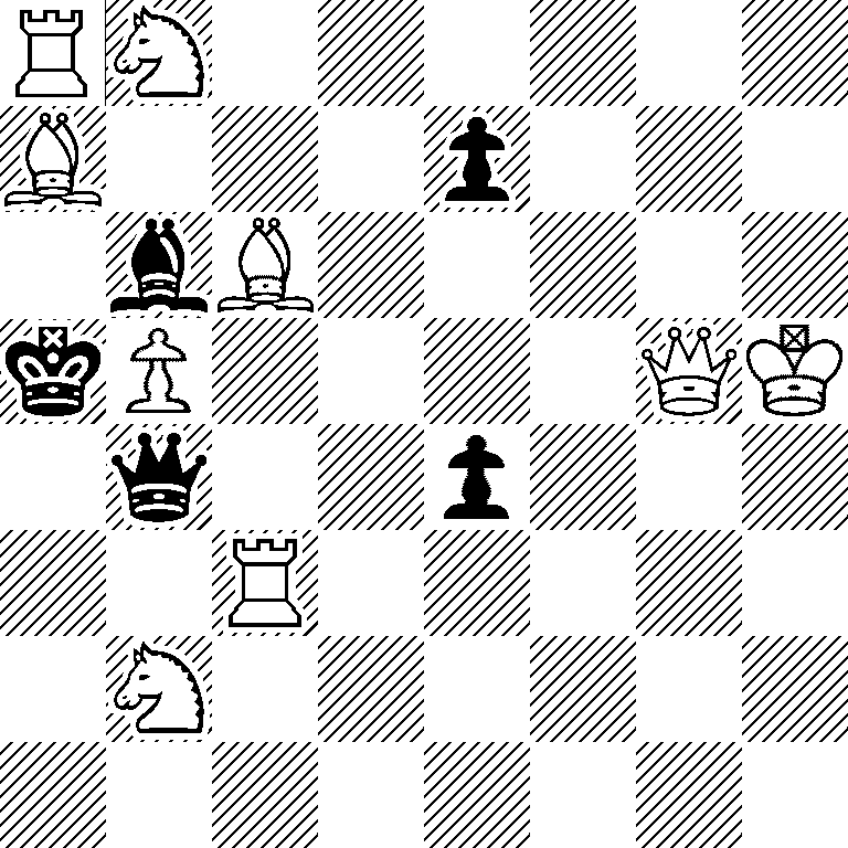 RN6/B3p3/1bB5/kP4QK/1q2p3/2R5/1N6/8