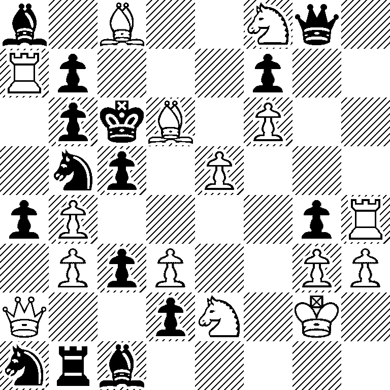 b1B2Nq1/Rp3p2/1pkB1P2/1np1P3/pP4pR/1PpP2PP/Q2pN1K1/nrb5