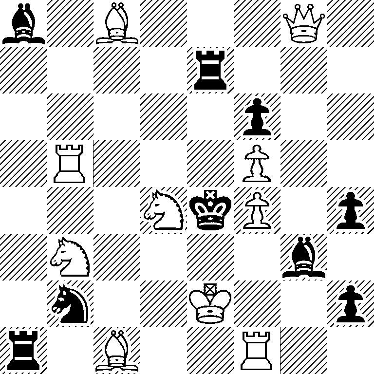 b1B3Q1/4r3/5p2/1R3P2/3NkP1p/1N4b1/1n2K2p/r1B2R2