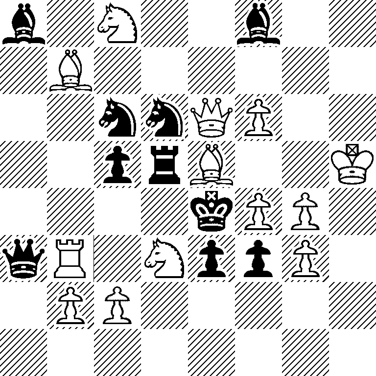 b1N2b2/1B6/2nnQP2/2prB2K/4kPP1/qR1NppP1/1PP5/8