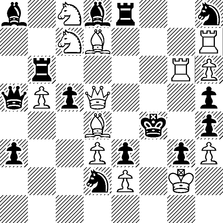 b1Nbr2n/2NB3R/1r4RP/qPpQ3p/3B1k1p/p2Pp1pP/3nP1K1/8