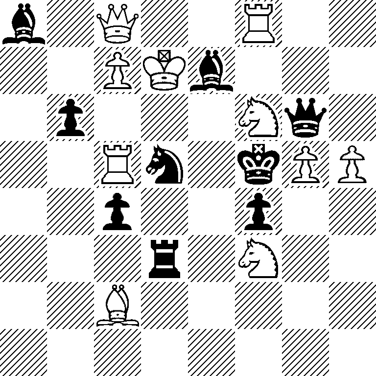 b1Q2R2/2PKb3/1p3Nq1/2Rn1kPP/2p2p2/3r1N2/2B5/8