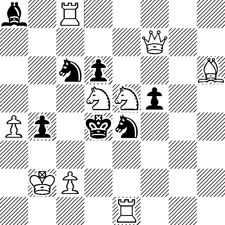 b1R5/5Q2/2np3B/3NNp2/Pp1kn3/8/1KP5/4R3