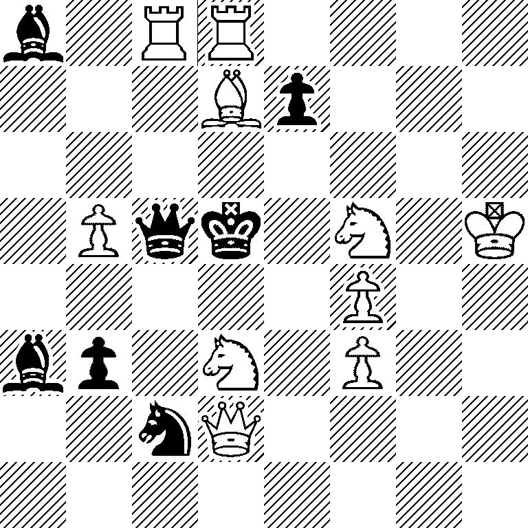 b1RR4/3Bp3/8/1Pqk1N1K/5P2/bp1N1P2/2nQ4/8