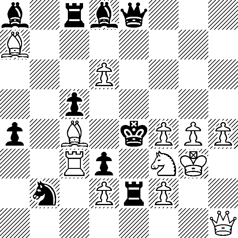 b1rbq3/B7/3P4/2p5/p1B1kPPP/2Rp1NK1/1n1PrP2/7Q