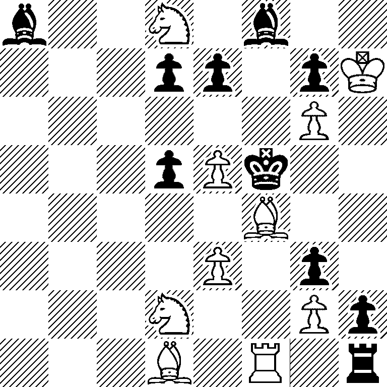 b2N1b2/3pp1pK/6P1/3pPk2/5B2/4P1p1/3N2Pp/3B1R1r