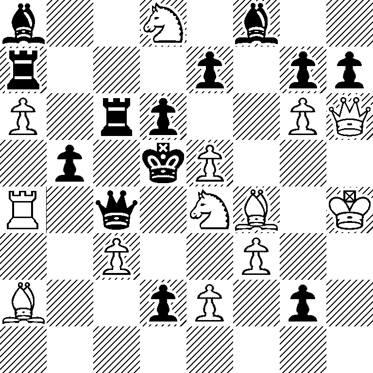 b2N1b2/r3p1pp/P1rp2PQ/1p1kP3/R1q1NB1K/2P2P2/B2pP1p1/8