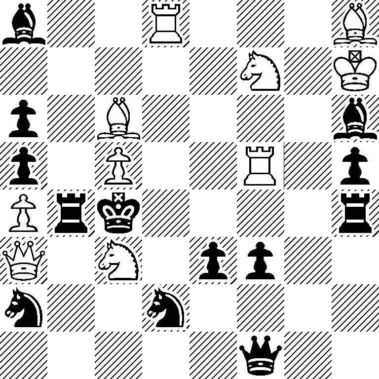 b2R3B/5N1K/p1B4b/p1P2R1p/Prk4r/Q1N1pp2/n2n4/5q2
