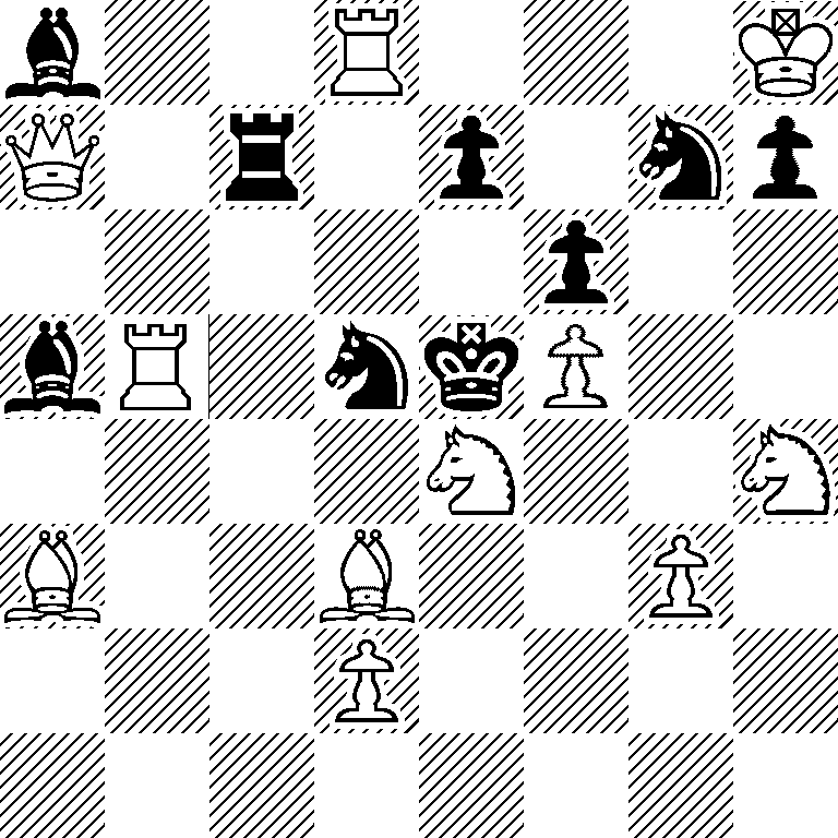 b2R3K/Q1r1p1np/5p2/bR1nkP2/4N2N/B2B2P1/3P4/8