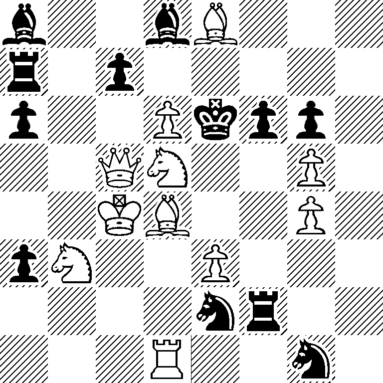 b2bB3/r1p5/p2Pkpp1/2QN2P1/2KB2P1/pN2P3/4nr2/3R2n1