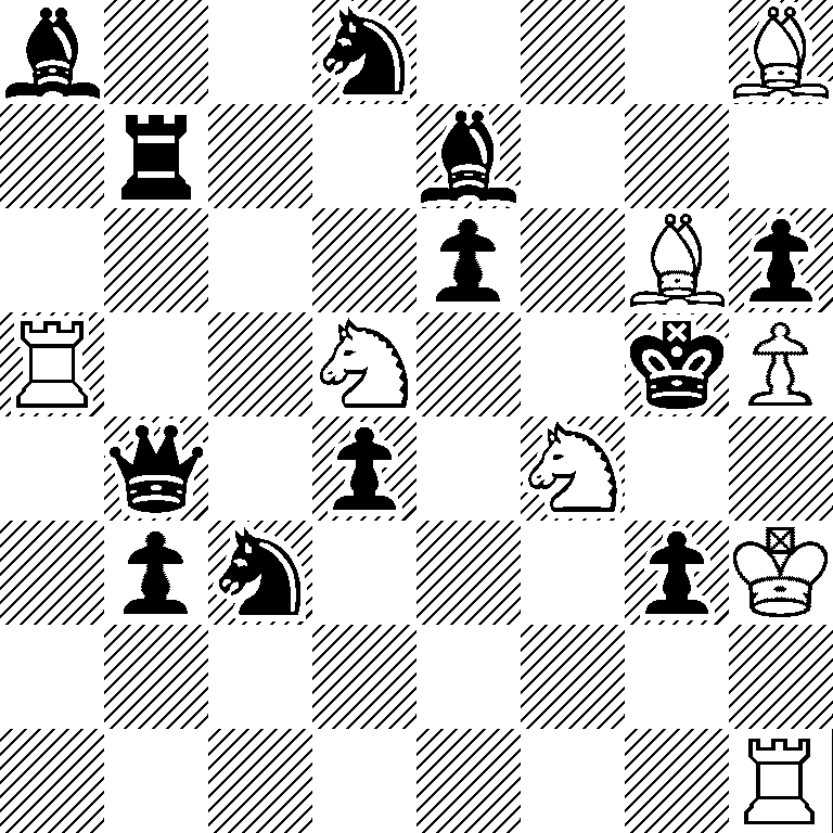 b2n3B/1r2b3/4p1Bp/R2N2kP/1q1p1N2/1pn3pK/8/7R