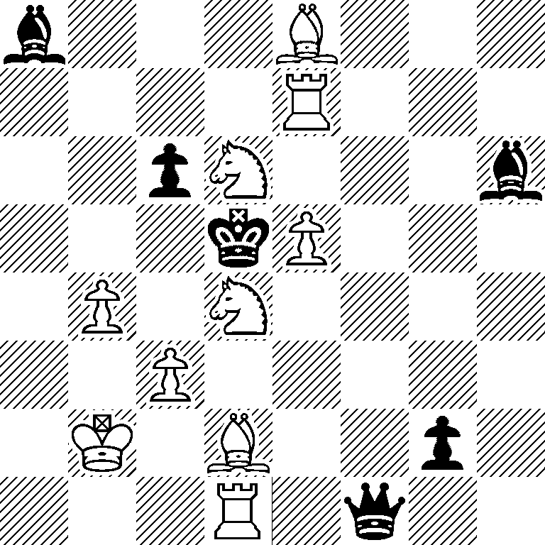 b3B3/4R3/2pN3b/3kP3/1P1N4/2P5/1K1B2p1/3R1q2
