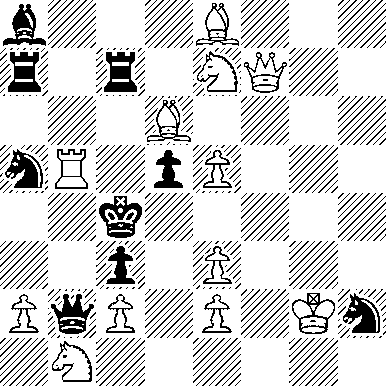 b3B3/r1r1NQ2/3B4/nR1pP3/2k5/2p1P3/PqP1P1Kn/1N6