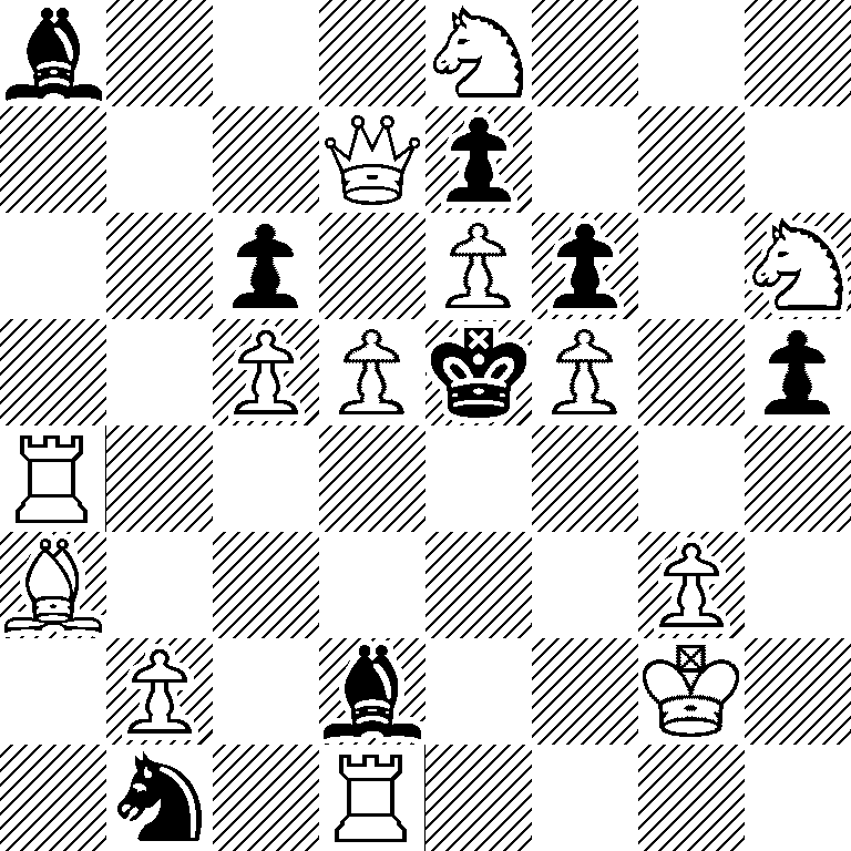 b3N3/3Qp3/2p1Pp1N/2PPkP1p/R7/B5P1/1P1b2K1/1n1R4