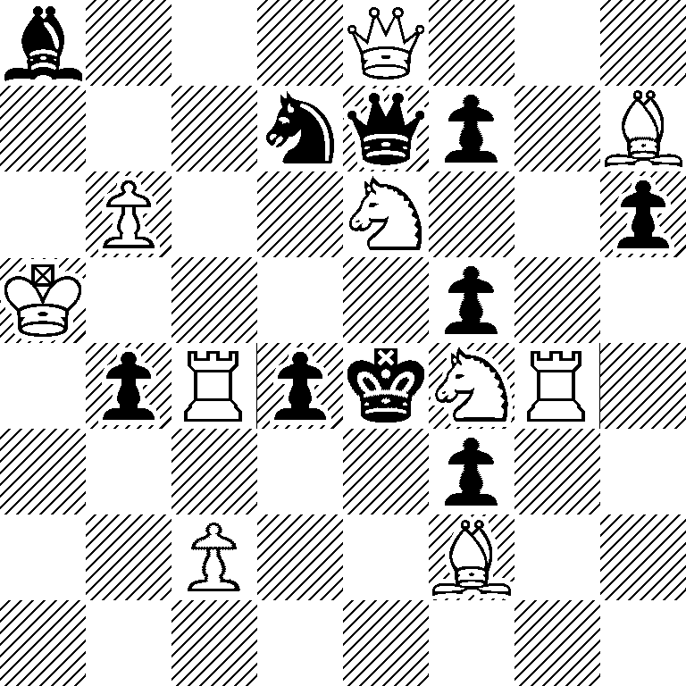 b3Q3/3nqp1B/1P2N2p/K4p2/1pRpkNR1/5p2/2P2B2/8