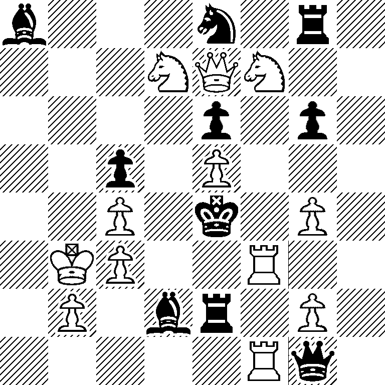 b3n1r1/3NQN2/4p1p1/2p1P3/2P1k1P1/1KP2R2/1P1br1P1/5Rq1
