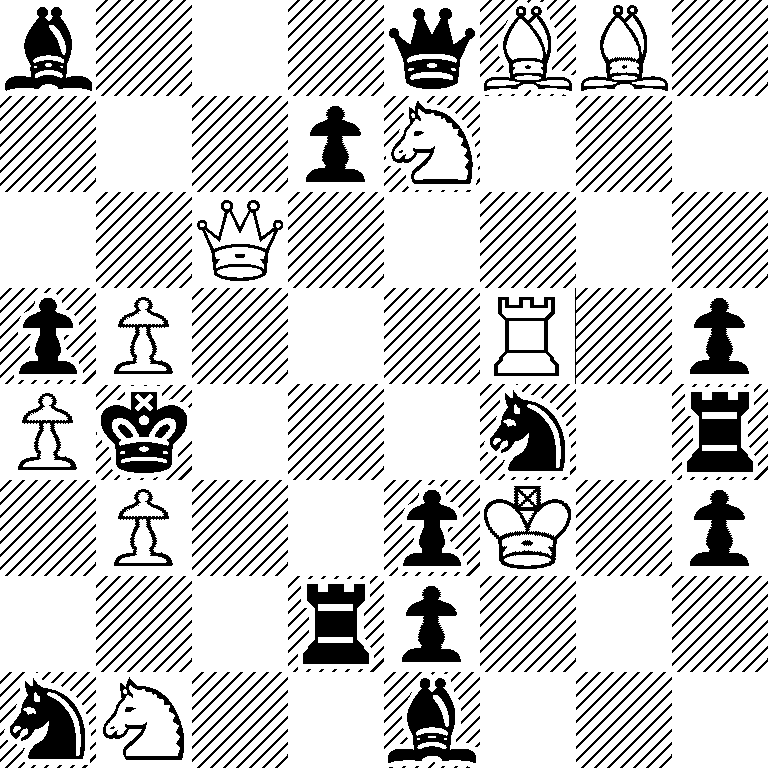 b3qBB1/3pN3/2Q5/pP3R1p/Pk3n1r/1P2pK1p/3rp3/nN2b3