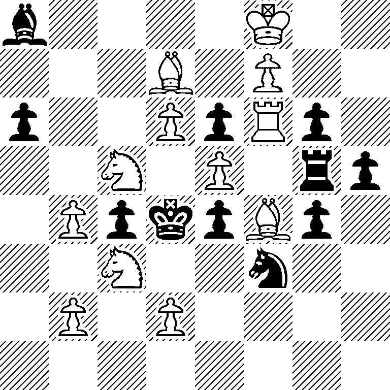 b4K2/3B1P2/p2PpRp1/2N1P1rp/1PpkpBp1/2N2n2/1P1P4/8