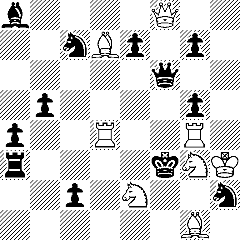 b4Q2/2nBp1p1/5q2/1p4p1/p2R2R1/r4kNK/2p1N2n/6B1